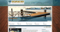 Desktop Screenshot of chesapeakedock.com